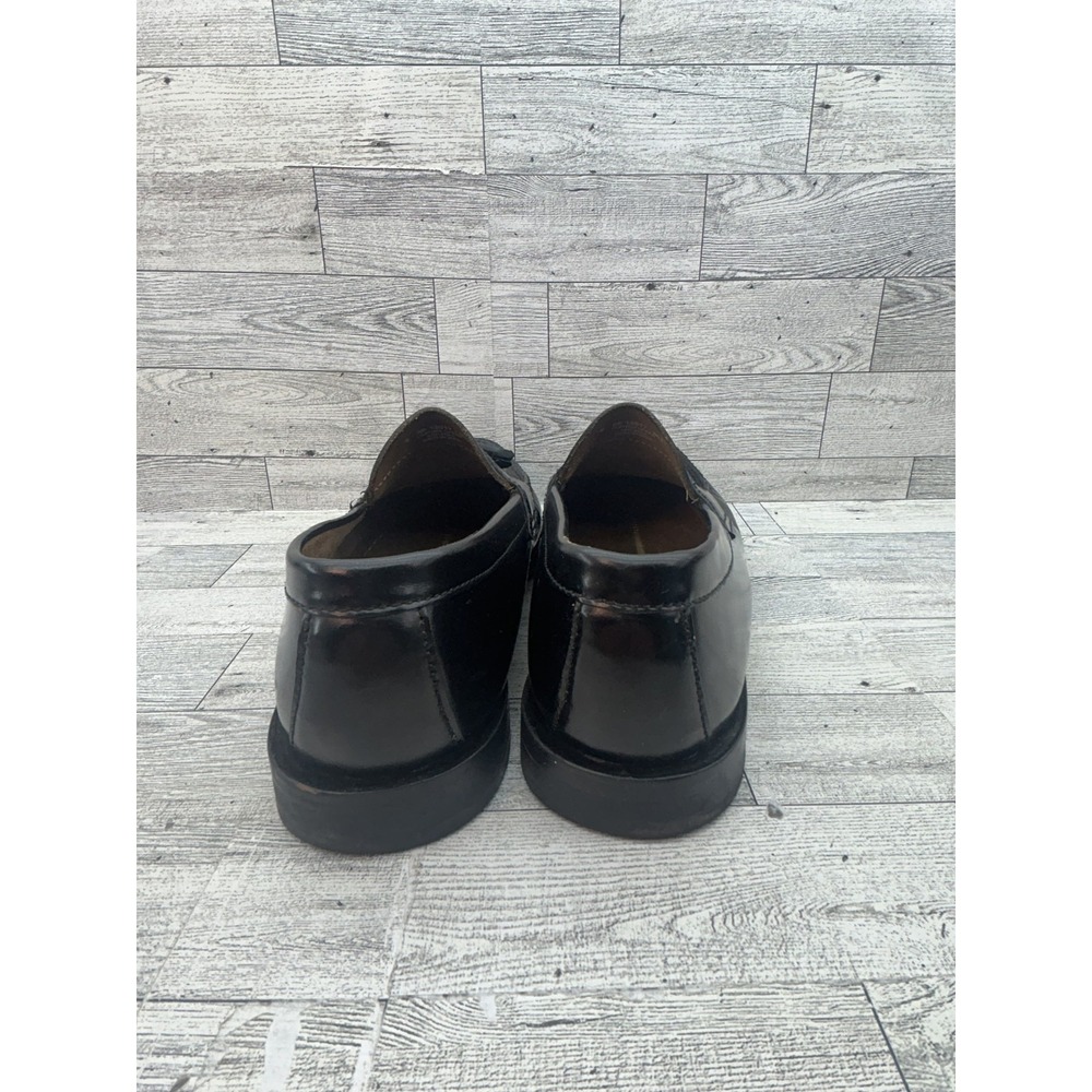 Florsheim Black Leather Tassel Loafers 3 times broader! - Picture 5 of 10
